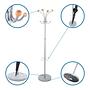 SPACE Coat rack Metal Silver 1