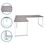 WORKSPACE XL I Corner desk Wood Walnut 2