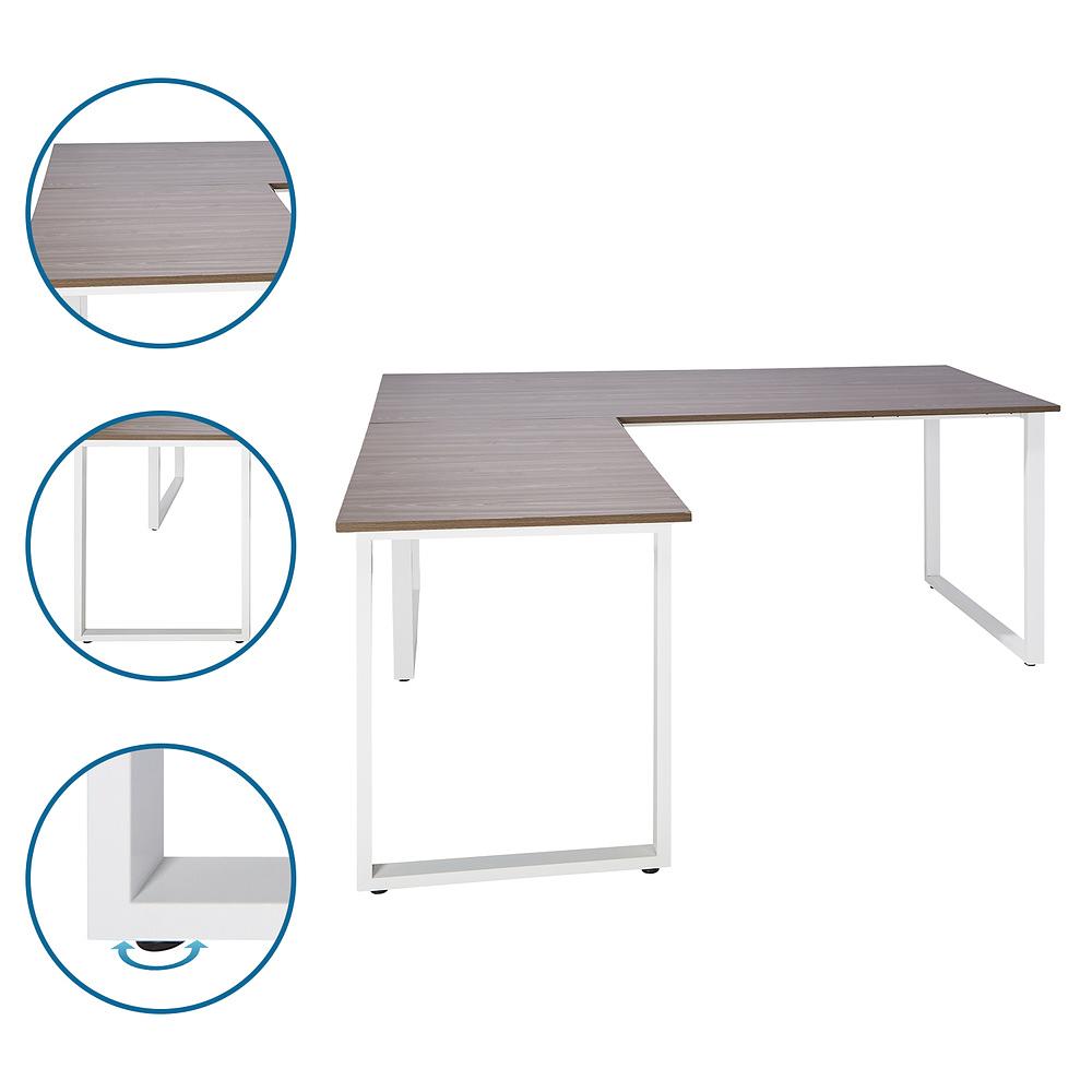 WORKSPACE XL I Corner desk Wood Walnut 2