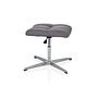 SARANTO Stool Height Adjustable Fabric Grey 7