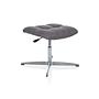 SARANTO Stool Height Adjustable Fabric Grey 6