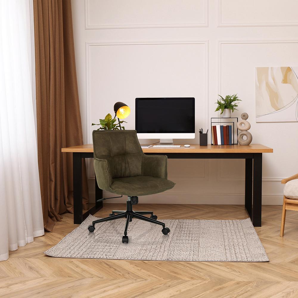 SOLAO LIFE Office Chair Swivel Fabric Dark Grey 5