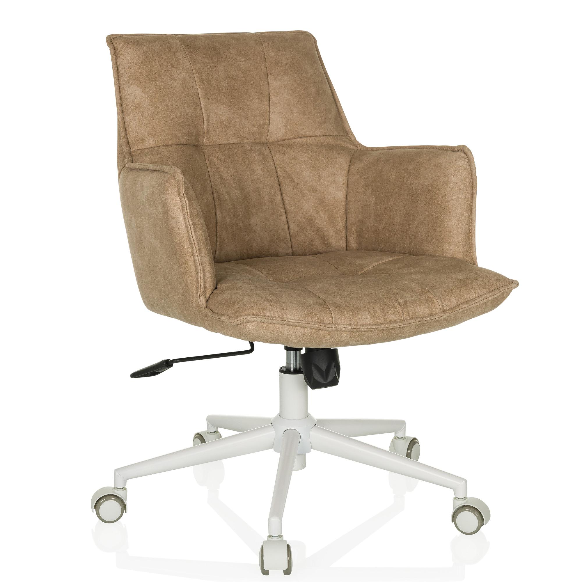 SOLAO LIFE W Office Chair Swivel Fabric Beige 7