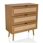 BOHEO K Chest of drawers 3 drawers Wood Oak-look 7