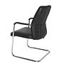 FLEXO V PU Chair Cantilever Leather Black 7