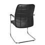 FLEXO V PU Chair Cantilever Leather Black 6