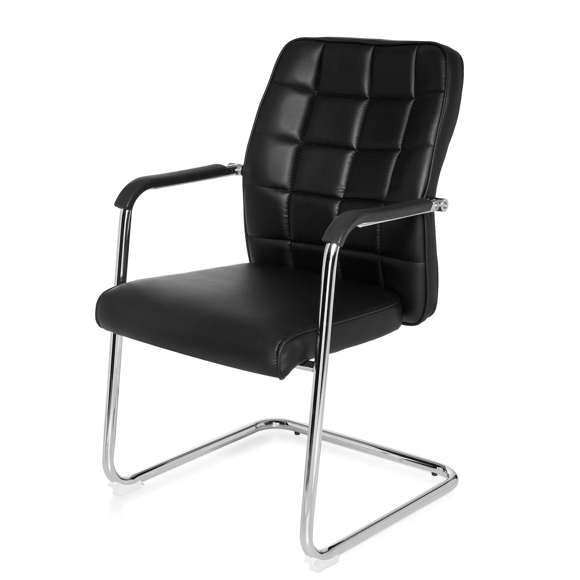 FLEXO V PU Chair Cantilever Leather Black 9