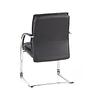 VILLA V Chair  Cantilever chair Leather Black 6