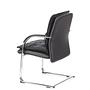 VILLA V Chair  Cantilever chair Leather Black 7