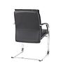 VILLA V Chair  Cantilever chair Leather Black 5