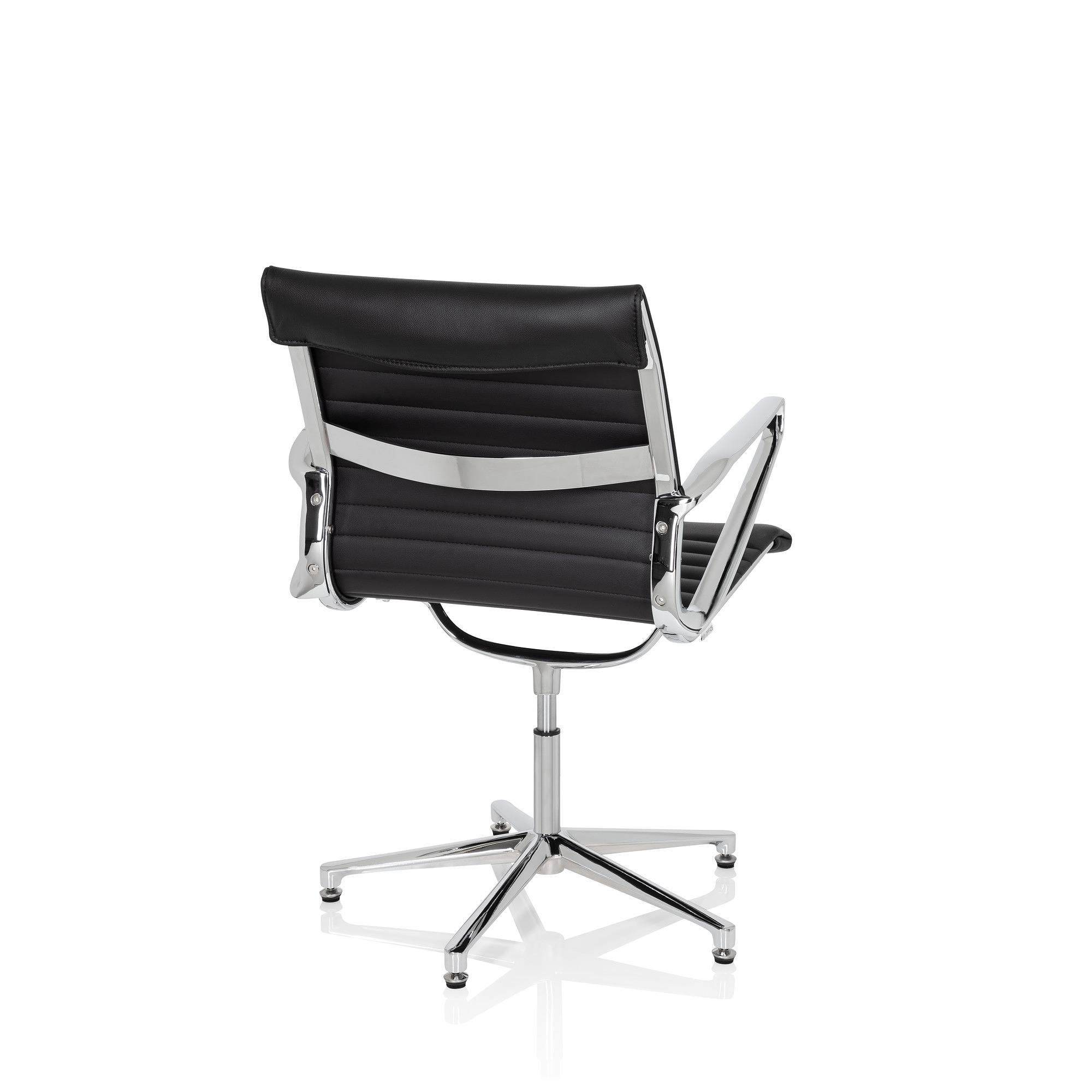 PARIBA V IV  Office chair Swivel Leather Black 7