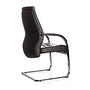 VITORO V Chair Cantilever Faux Leather Black 5