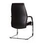 VITORO V Chair Cantilever Faux Leather Black 6