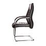 VITORO V Chair Cantilever Faux Leather Black 9