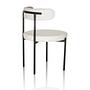 TEDIO Chair Teddy Fabric White 7