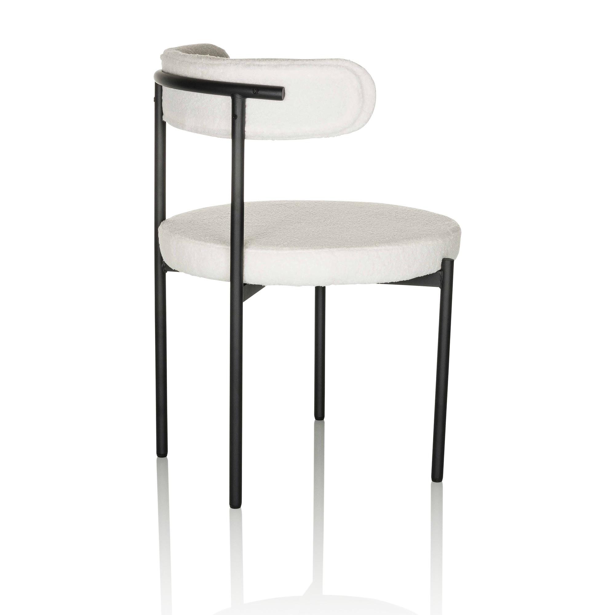 TEDIO Chair Teddy Fabric White 7