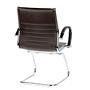 Parma V Chair Cantilever Leather Brown 5