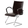Parma V Chair Cantilever Leather Brown 9