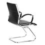 PARMA V chair cantilevered leather black 3