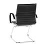 PARMA V chair cantilevered leather black 6