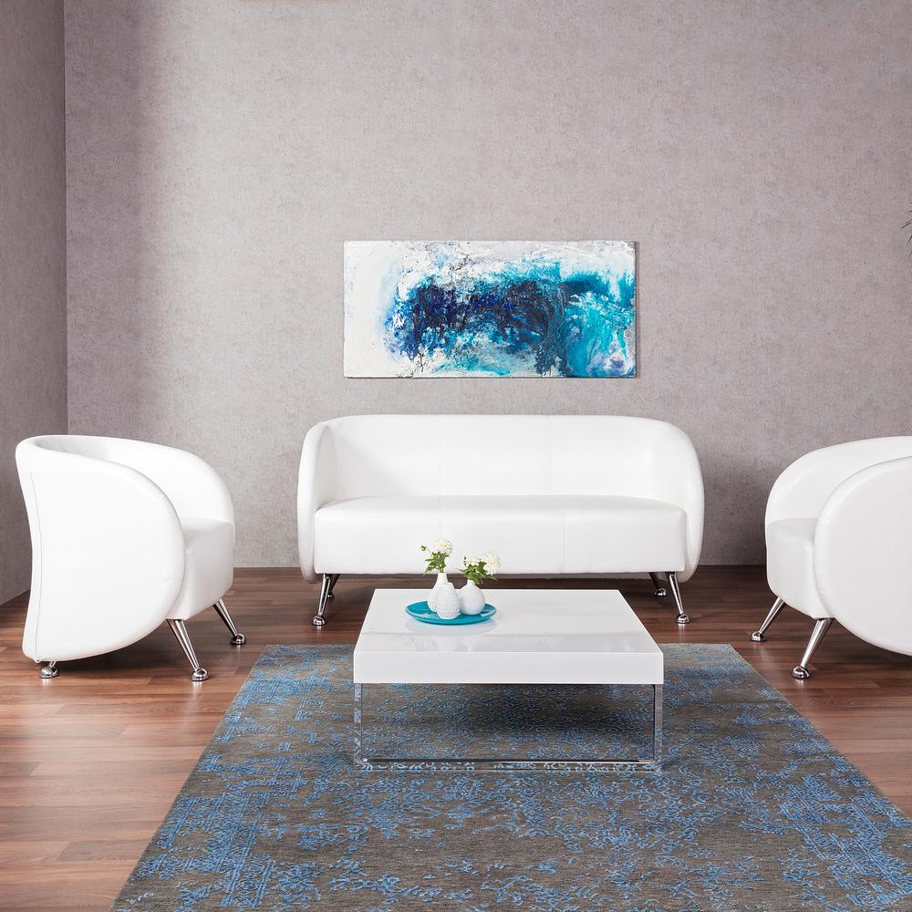 St. Lucia Office chair Faux leather White 2