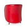ST. LUCIA Office chair Faux leather Red 6