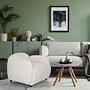 VERDUNA Chair Teddy fabric White 2