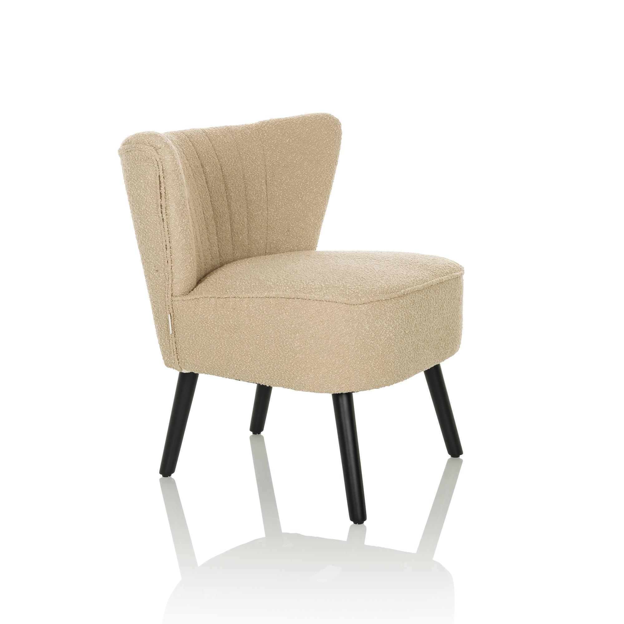 MANISO Chair Teddy Fabric Beige 6