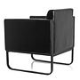 BALI BLACK armchair Artificial leather 1-seater Black 7