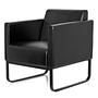 BALI BLACK armchair Artificial leather 1-seater Black 9