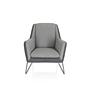 LAGUN armchair fabric grey 0
