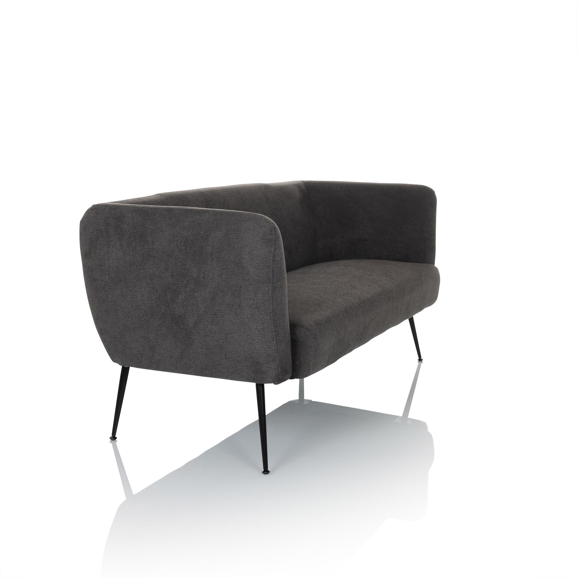 HAYRIVER 2-seater sofa fabric gray 6