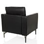 BAVERO Lounge Chair Faux Leather Black 8