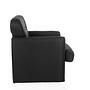 CARIPITO Lounge Chair Fabric Black 6