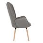 Havenio I Armchair Fabric Velvet Grey 3