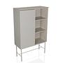SIO Cabinet Wood Light Grey 0