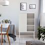 SIO Cabinet Wood Light Grey 3