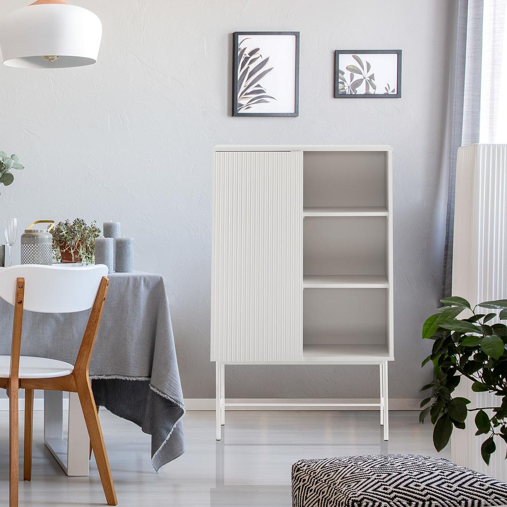 SIO Cabinet Wood Light Grey 3