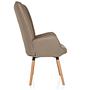HAVENIO I Armchair Fabric Velvet Brown 3