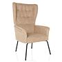 HAVENIO Armchair Fabric Beige 5