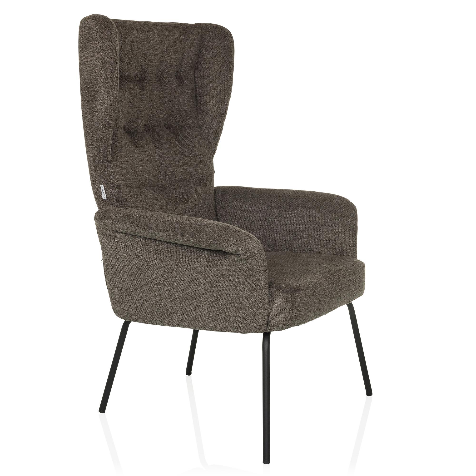 Havenio Armchair Fabric Dark Grey 6