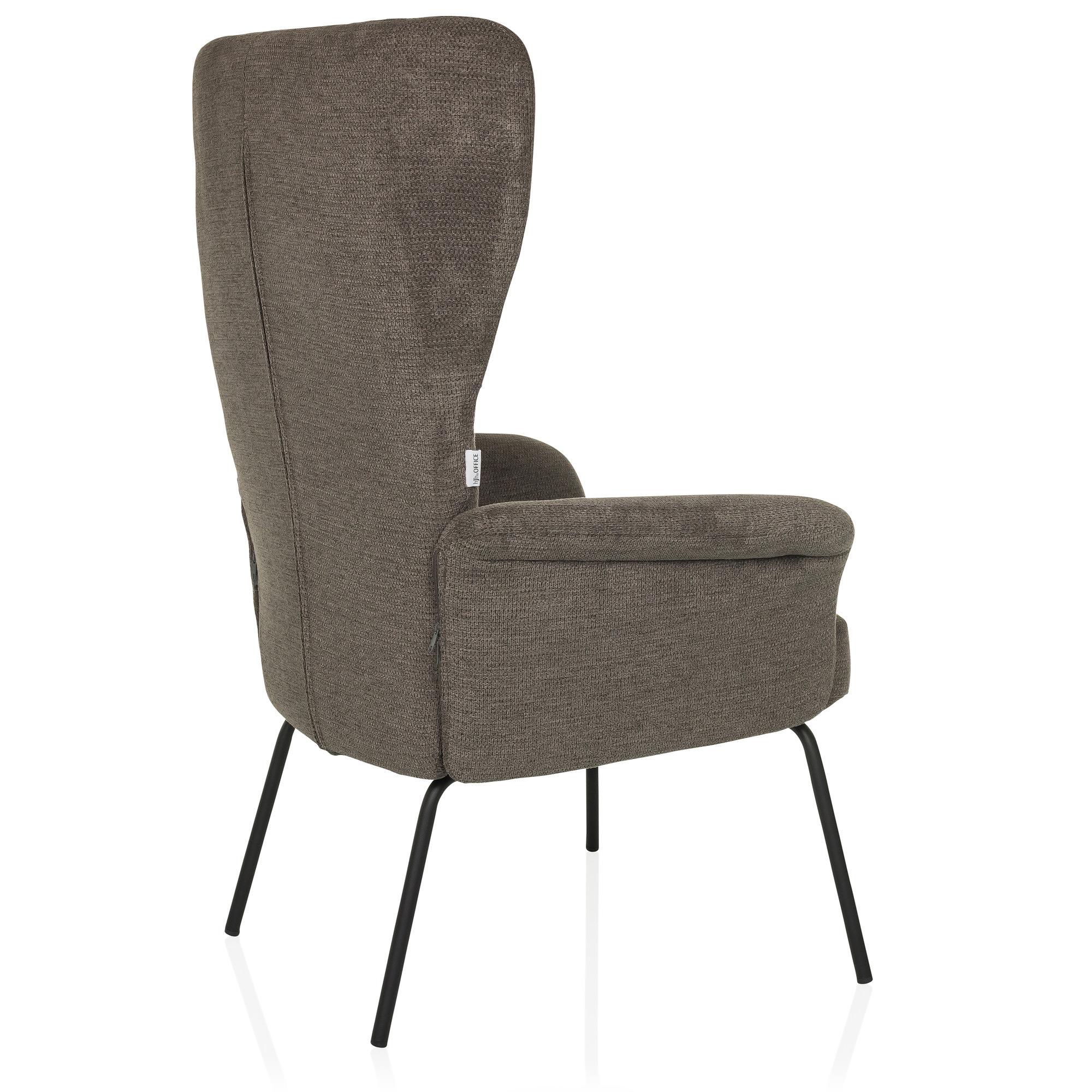 Havenio Armchair Fabric Dark Grey 8