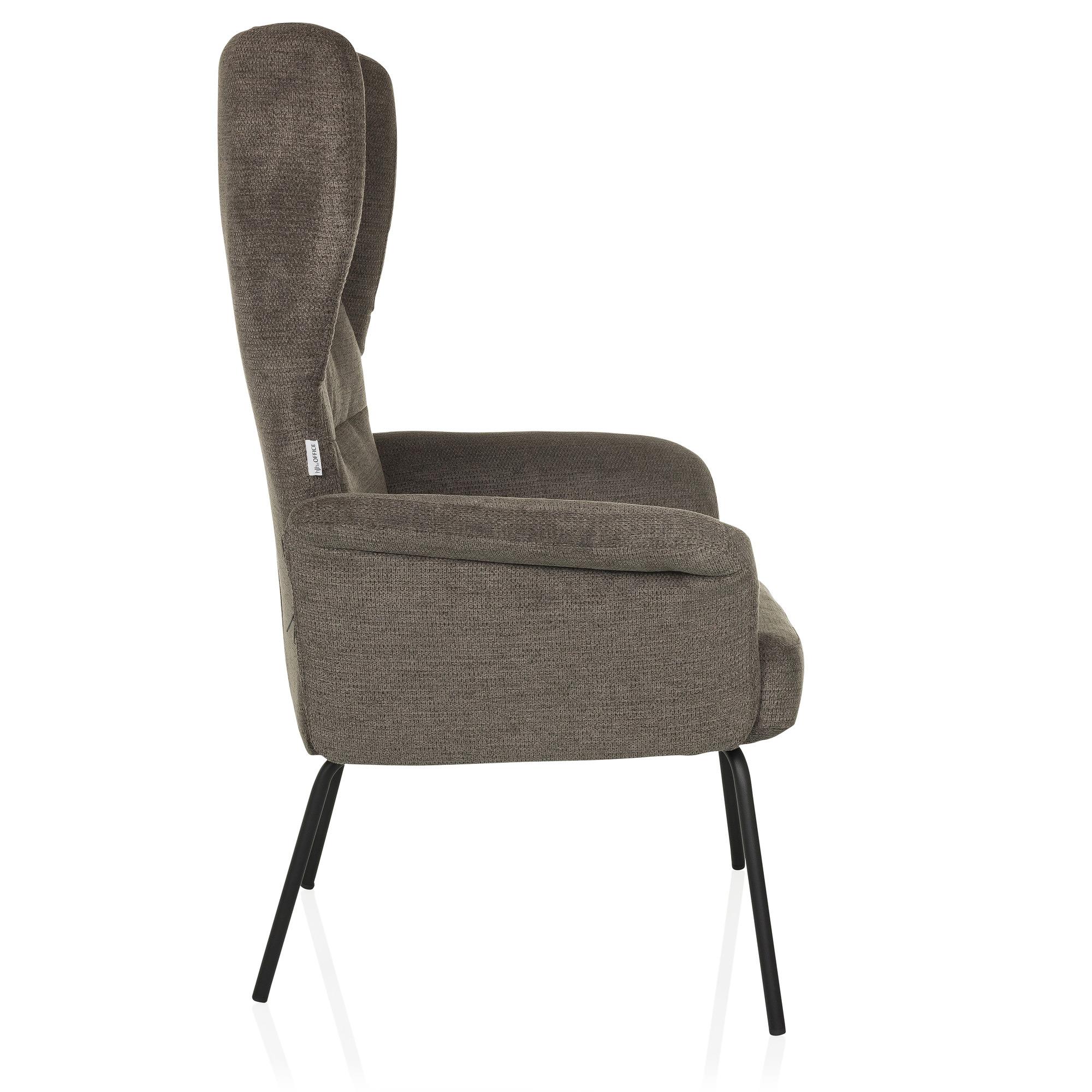Havenio Armchair Fabric Dark Grey 7