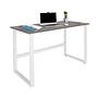 Workspace Light I Desk Wood Steel Gray White 1