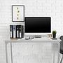 Workspace I Scrivania Acciaio Legno Bianco 2