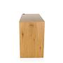 BERGA Desk with 2 drawers Oak White 8
