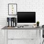 Workspace Light I Desk Wood Steel Gray White 3