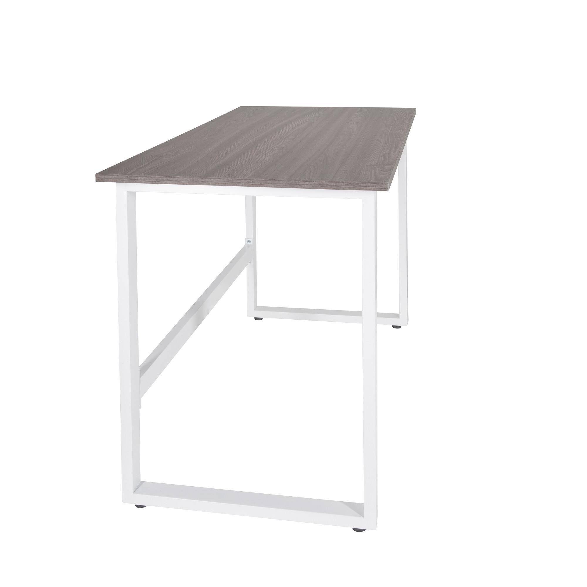 Workspace Light I Desk Wood Steel Gray White 8