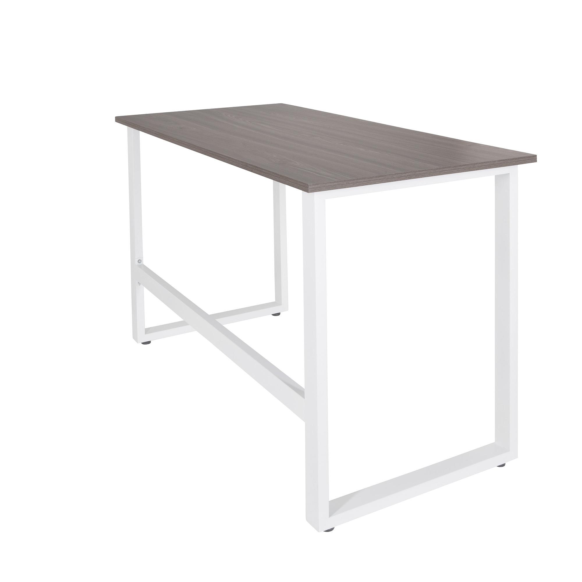 Workspace Light I Desk Wood Steel Gray White 9