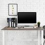 Workspace Light I Scrivania Legno Acciaio Noce Bianco 3